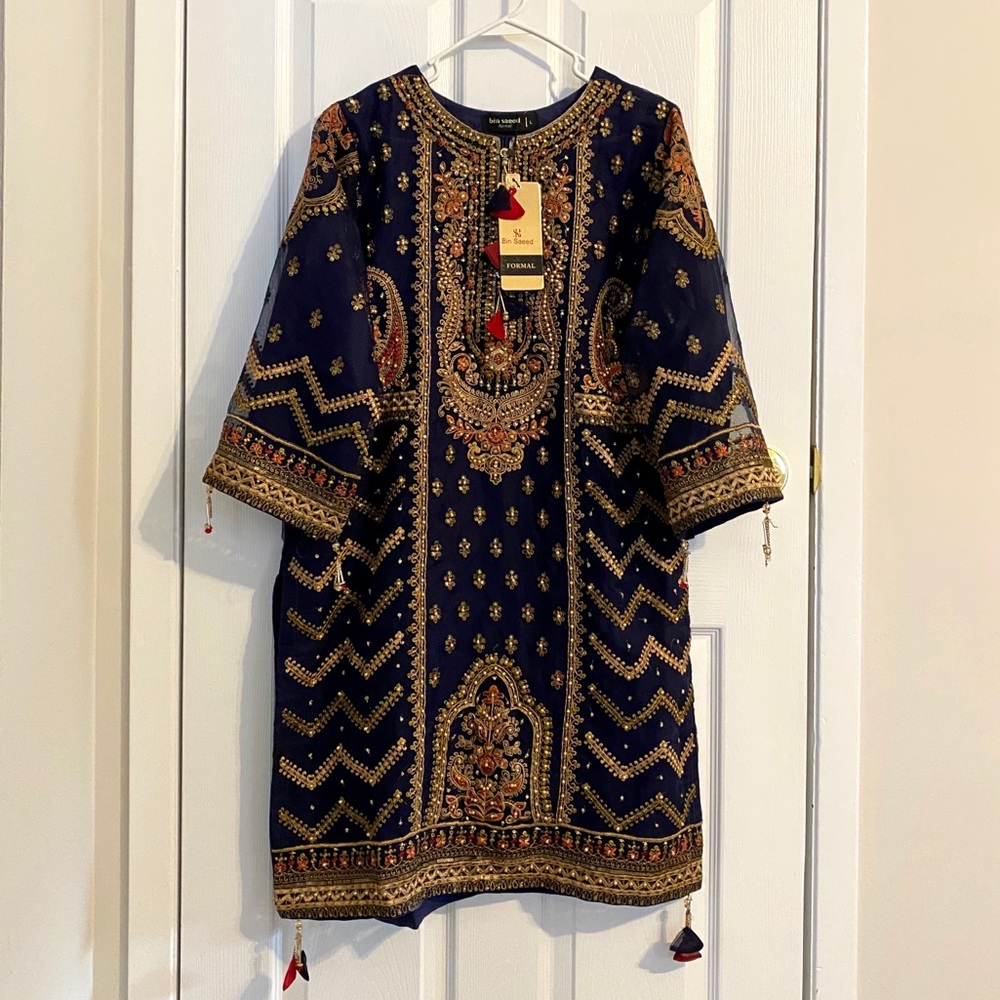 Bin Saeed Formal Organza Pakistani Salwar Kameez